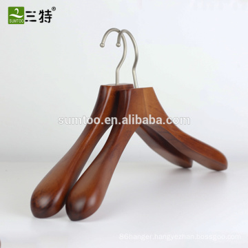 Garment usage and clothing type antique wood hanger